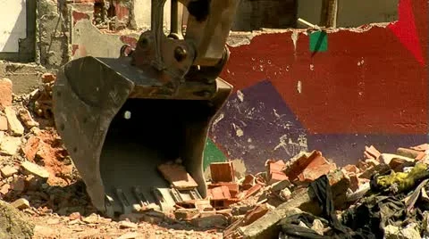 Demolition close-up 스톡 동영상 11408087