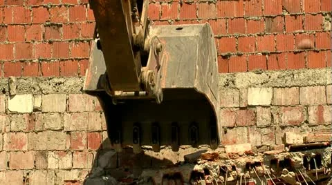 Demolition close-up 動画素材 11408175