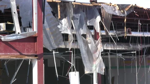 Demolition Close Shot HD Stock Footage 1089144