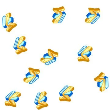 Demolition crane isometric icon vector isolated illustration Stock Illustration