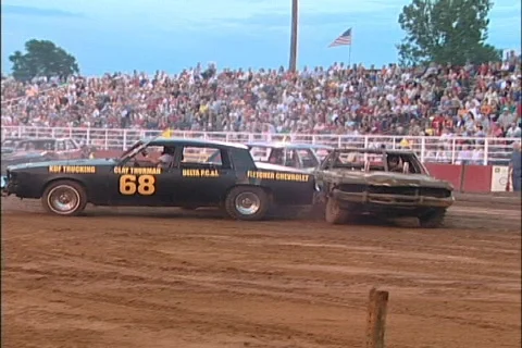 Demolition Derby 3  Stock Footage 477737
