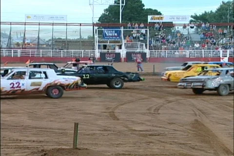 Demolition Derby 5  Stock Footage 477757