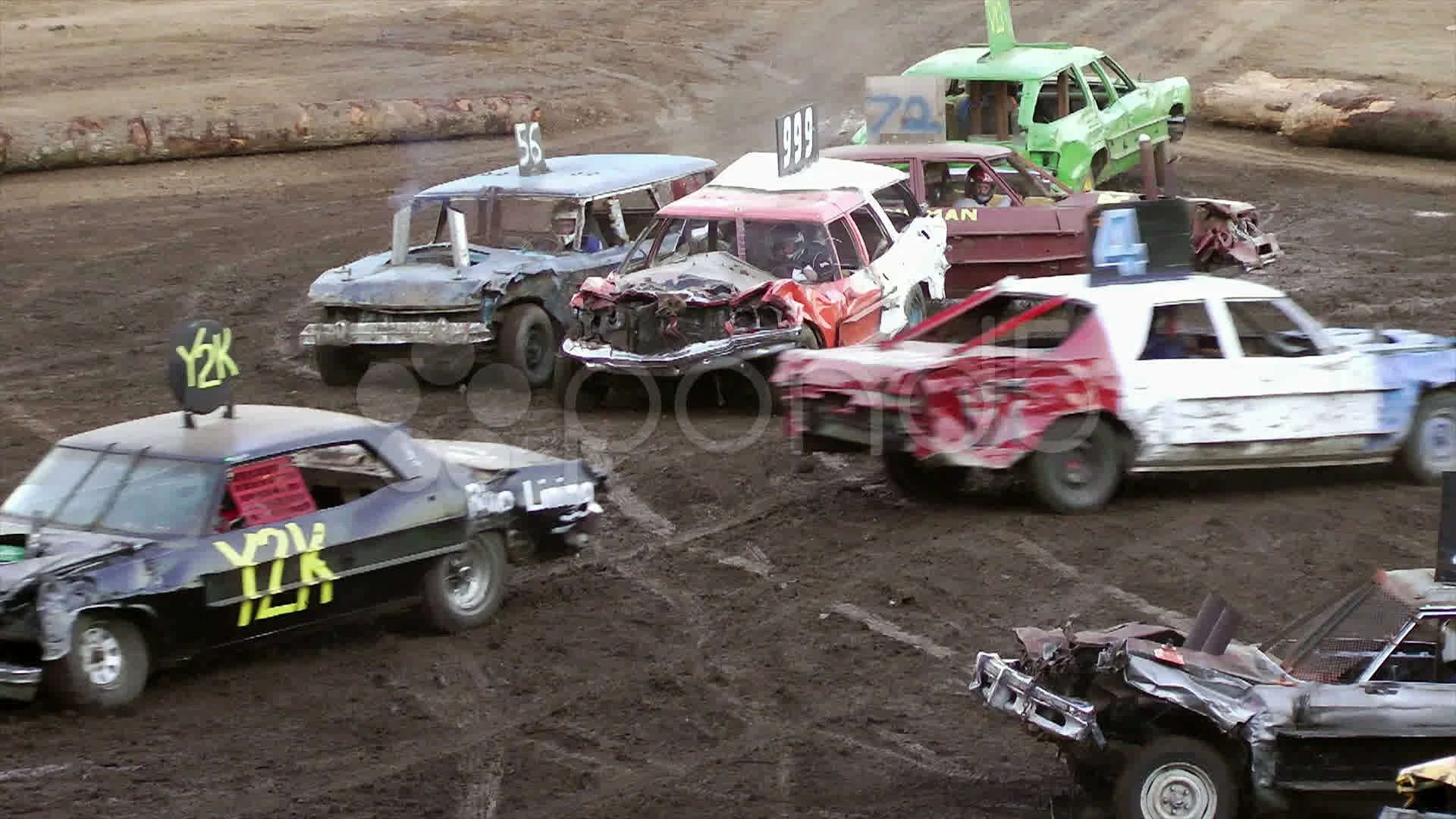 Crash Cars - A Physics Smashing Demolition Derby