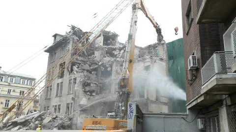 Demolition Stock Footage 664650