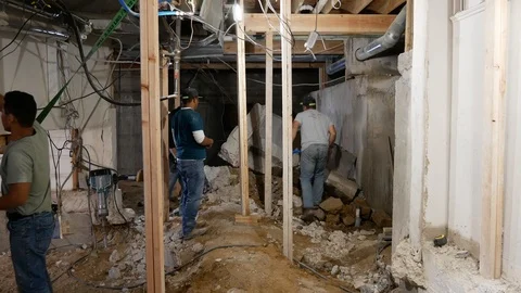 Demolition Stock Footage 123393473