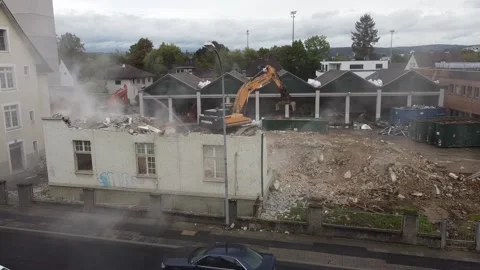 Demolition Stock Footage 213869394