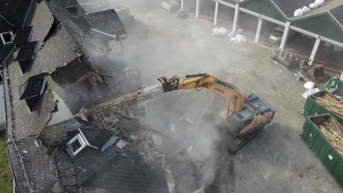 Demolition Stock Footage 213895185