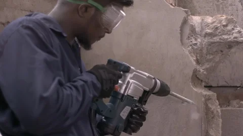 Demolition Hammer Video stock 123324439