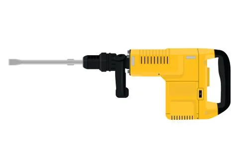 Demolition hammer. Stock Illustration