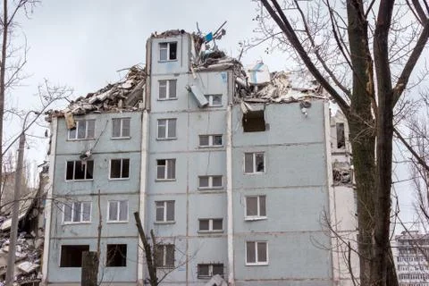 Demolition House. Stock Photos