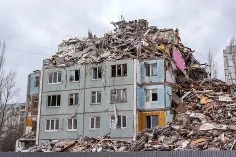 Demolition House. Stock Photos