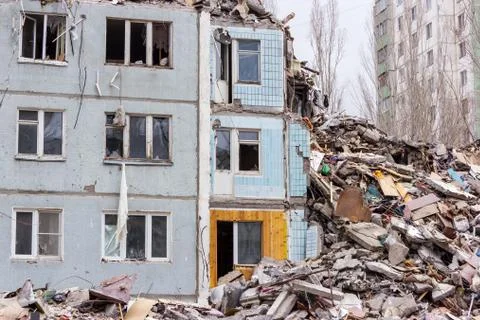 Demolition House. Stock Photos