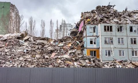 Demolition House. Stock Photos