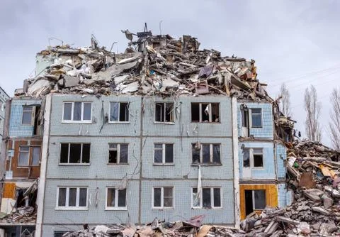 Demolition House. Stock Photos