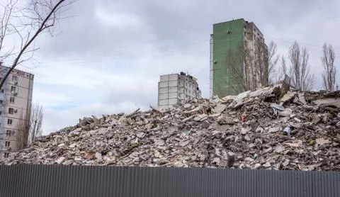 Demolition House. Stock Photos
