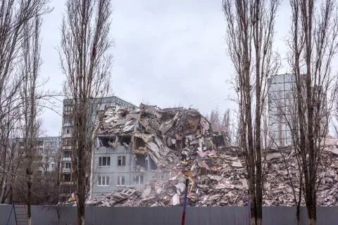 Demolition House. Stock Photos
