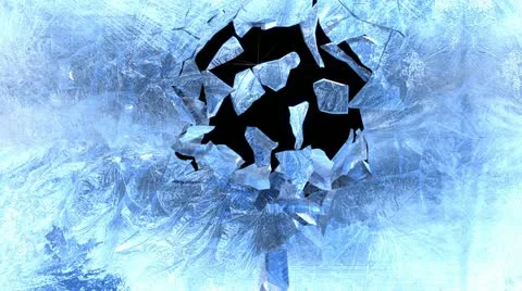 Demolition of ice Stock Footage 20528566