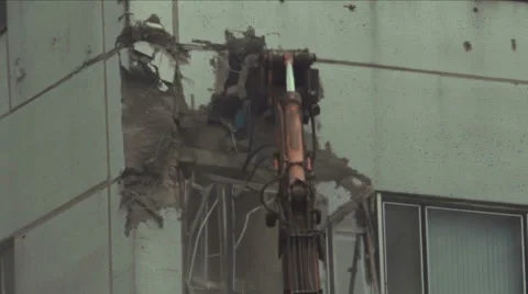 Demolition Machine Stock Footage 52526721