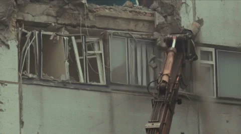 Demolition Machine Stock Footage 52526892