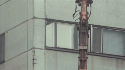 Demolition Machine Stock Footage 52527020