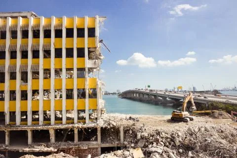 Demolition miami Stock Photos