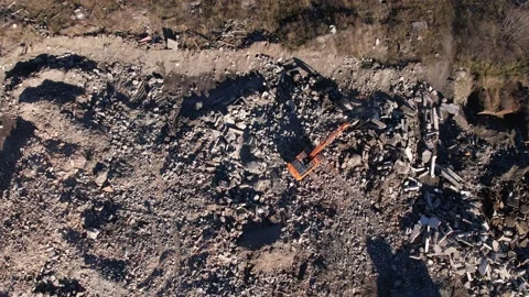 Demolition of an old factory 库存影片 219955813