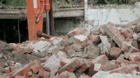 Demolition Site Stock Footage 11236346