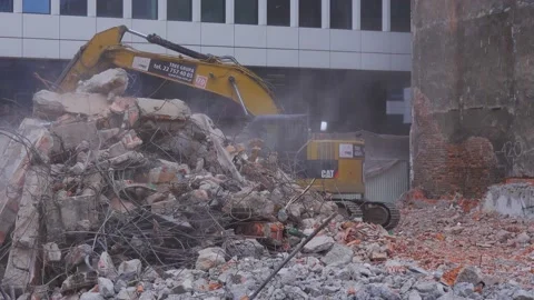 Demolition site Stock Footage 150596384