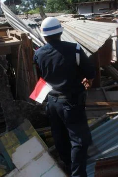 Demolition of Stalls at Station Stock Photos