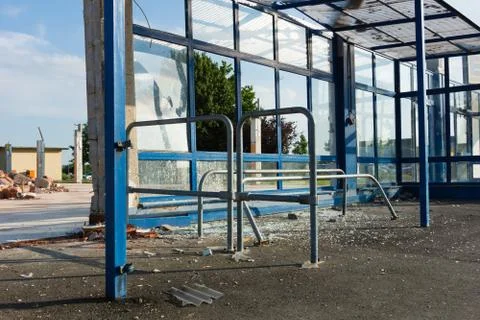 Demolition work Stock Photos