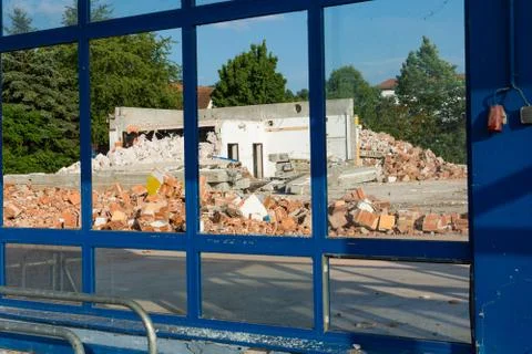 Demolition work Stock Photos