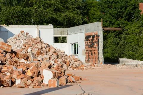Demolition work Stock Photos