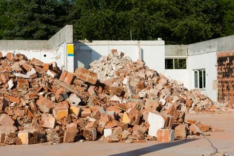 Demolition work Stock Photos