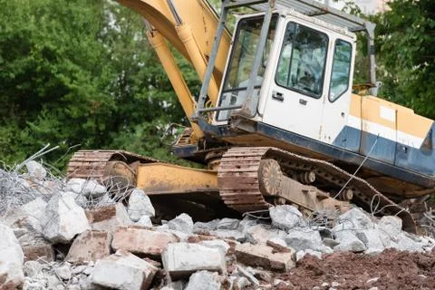 Demolition works Stock Photos