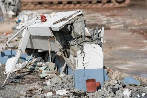 Demolition works Stock Photos