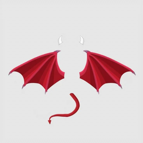 Demon With Alpha Channel Stock Footage 332667226