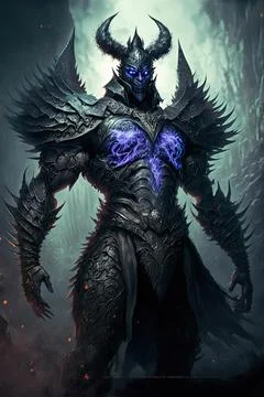 Demon armor Stock Illustration