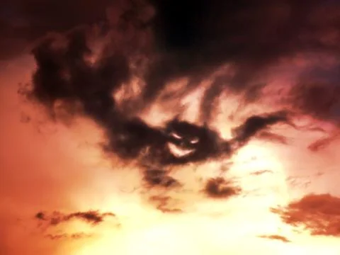 Demon cloud Stock Illustration