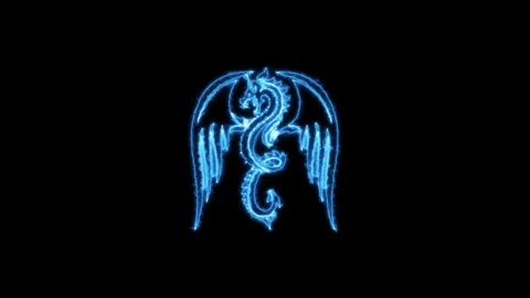 Demon Dragon Animation 4K Stock-Footage 251749203