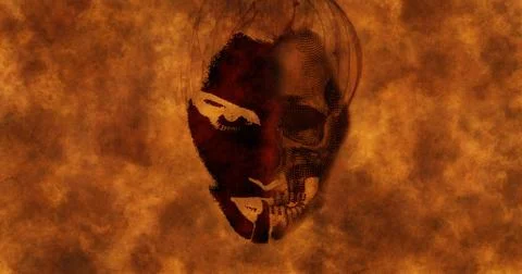 Demon Face Stock Illustration