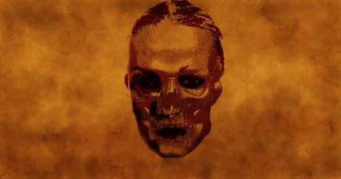 Demon Face 스톡 일러스트