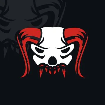 Demon head Stock Illustration