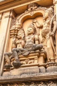 Demon King Carving Foto stock