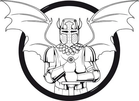 Demon Knight Stock Illustration