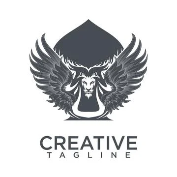 Demon logo Stock Illustration