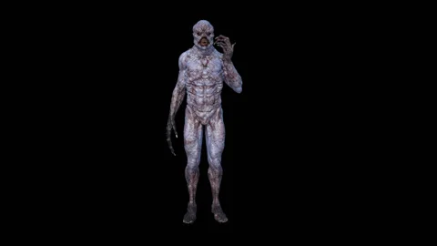 Demon, loop, animation, transparent background Stock Footage 93523957