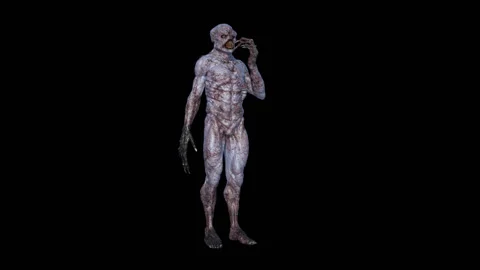 Demon, loop, animation, transparent background Stock Footage 93524063