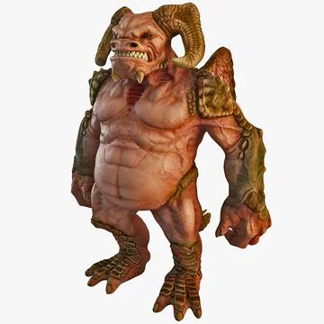 Demon Monster 3D Model