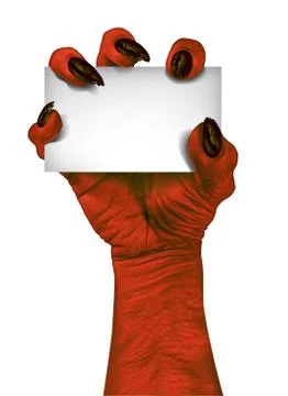 Demon sign Stock Illustration