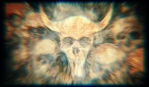 Demon Skull Stock Illustration